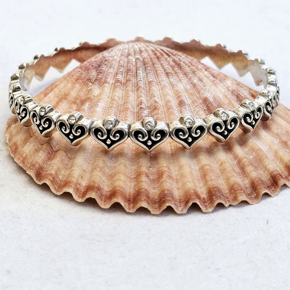 Brighton Acazar Heart Bangle Bracelet